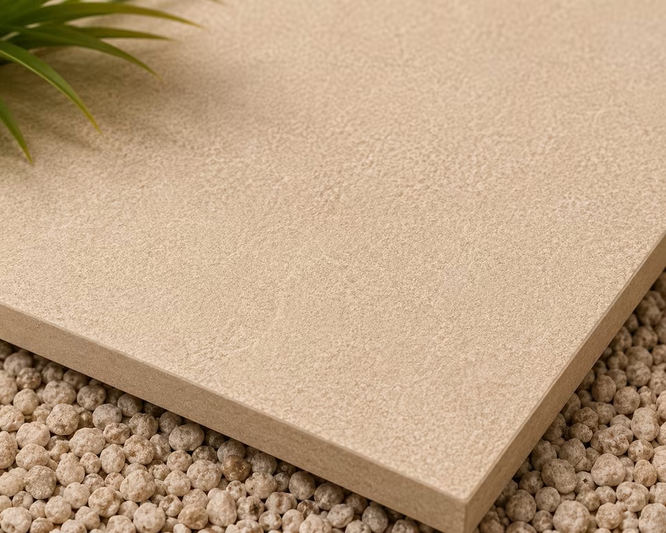 Terrassenplatte Beige
